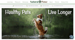 Desktop Screenshot of naturalpawz.com